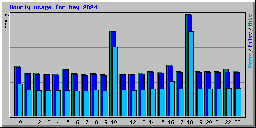 Hourly usage for May 2024